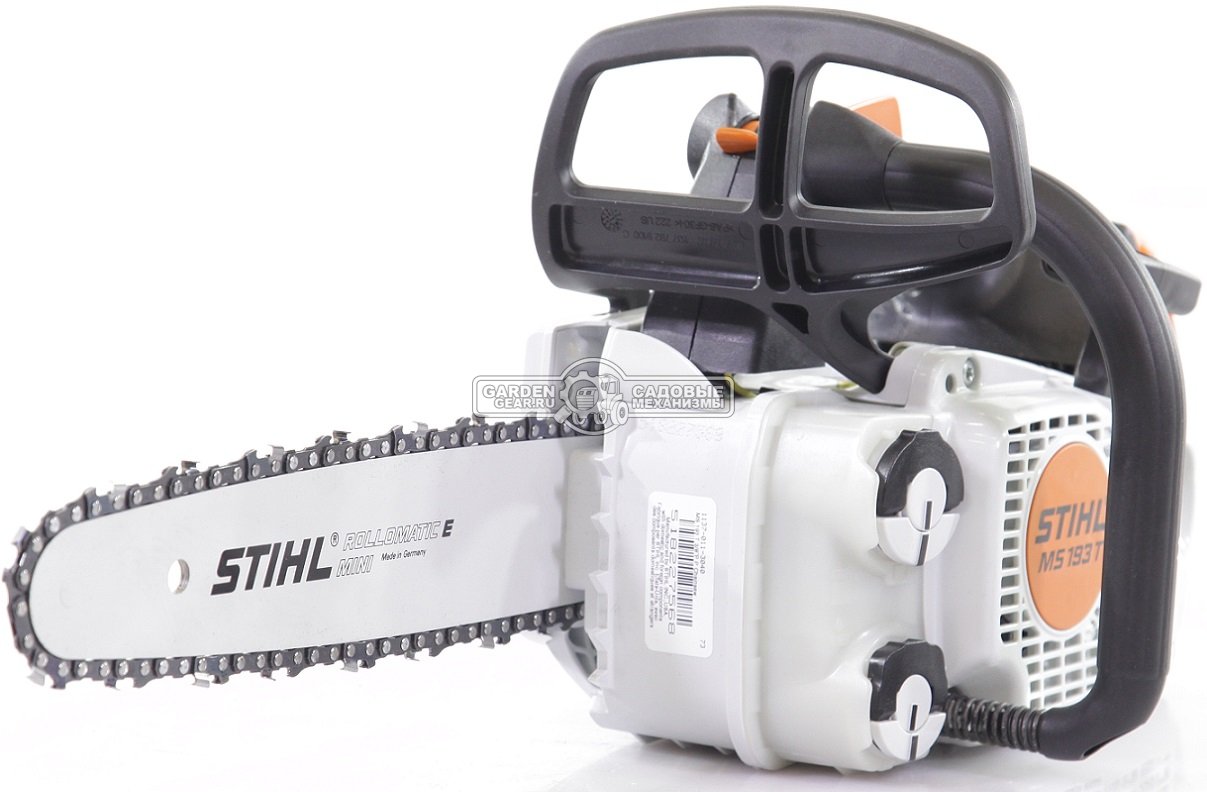 Бензопила сучкорез одноручная Stihl MS 193 T 12&quot; (USA, 30,1 куб.см., 1,3 кВт/1,8 л.с, 2-MIX, 3/8&quot;, 1,1 мм., 44E, 3,3 кг.)