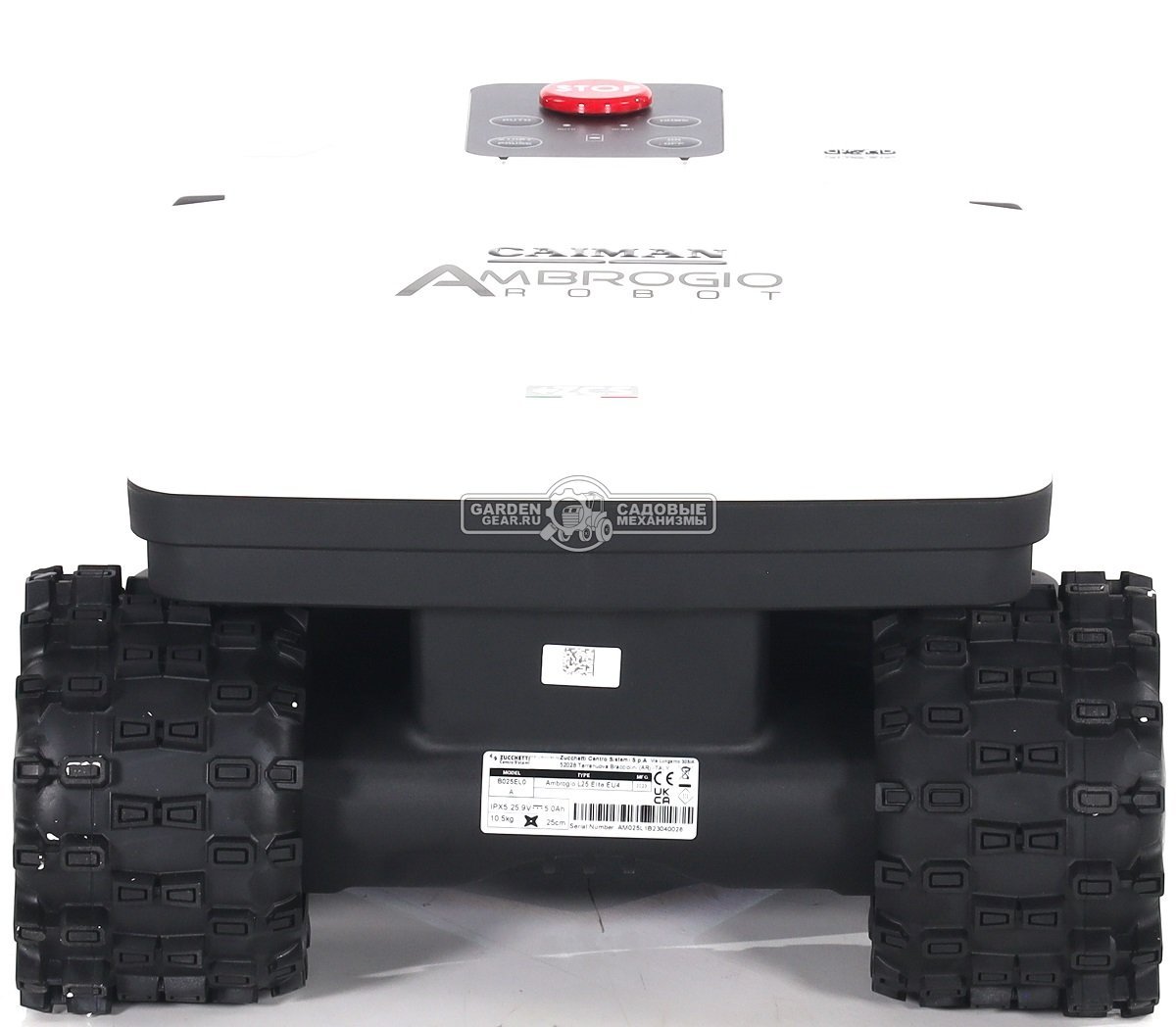 Газонокосилка робот Caiman Ambrogio Twenty 25 Elite (ITA, площадь газона до 1800 м2, нож 25 см., GPS, Bluetooth, алгоритм умной стрижки, вес 10,5 кг.)