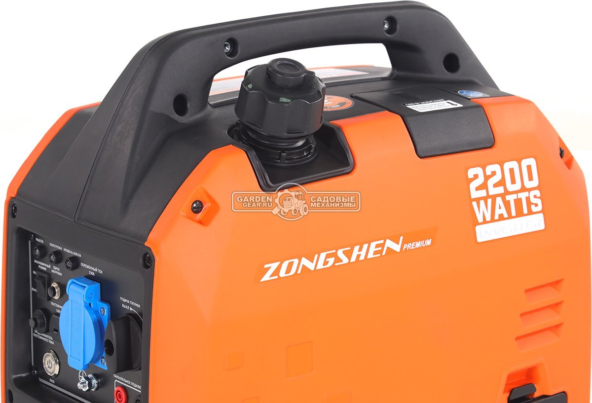 Бензиновый генератор инверторный Zongshen BQH 2200 E с электрозапуском (PRC, 79 см3, 2.0/1.9 кВт, 4 л, 19 кг)