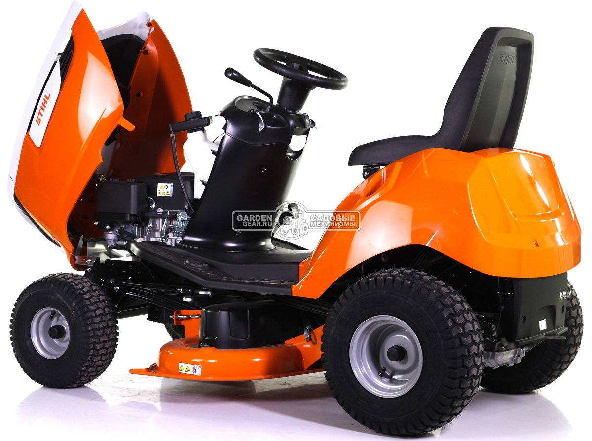 Садовый трактор Stihl RT 4097.1 SX (AUT, Stihl EVC 4000, 452 куб.см., гидростатика, боковой выброс, ширина кошения 95 см., 197 кг.)