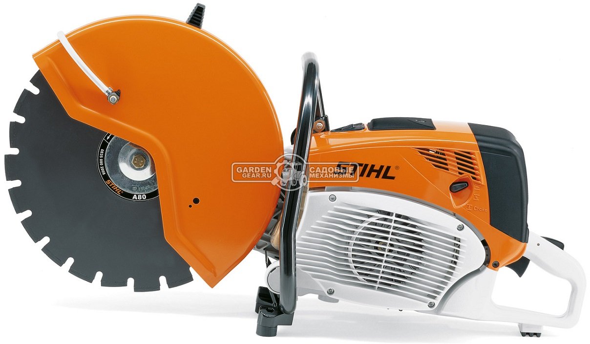 Бензорез Stihl TS 800 (GER, 98,5 куб.см., 5,0 кВт/6,8 л.с., диаметр круга 400 мм., глубина реза 145 мм., ElastoStart, 12,7 кг.)