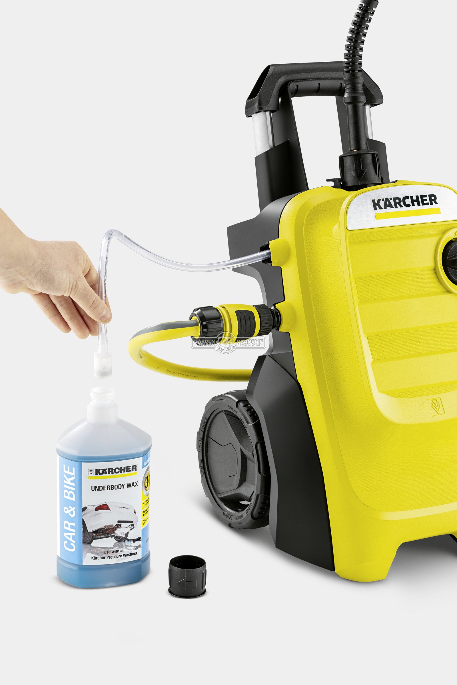 Мойка высокого давления Karcher K 4 Compact Basic Car (ITA, 1800 Вт, 130 бар, 420 л/час, шланг 6 м, 11 кг)