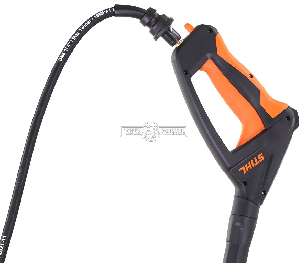 Мойка высокого давления Stihl RE 140 Plus (PRC, 10-145/180 Бар, 430/510 л/ч., барабан + шланг 10 м., 22,7 кг.)