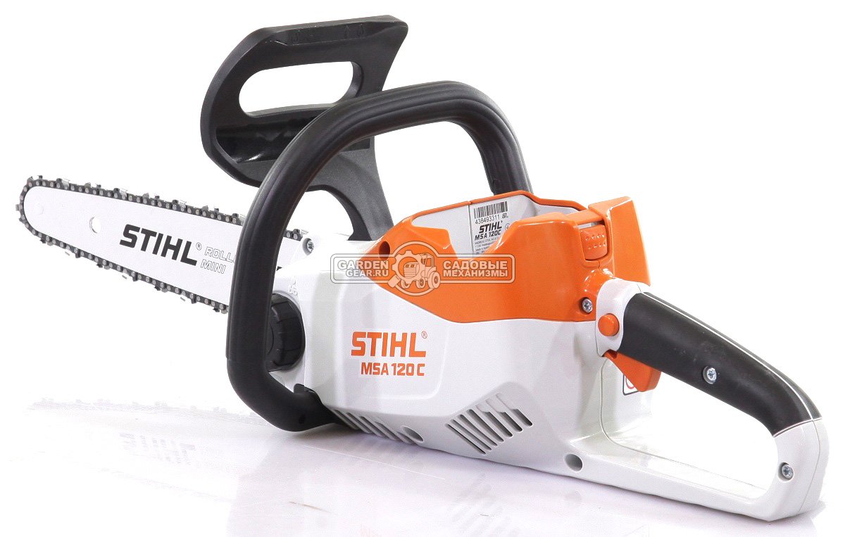 Аккумуляторная цепная пила Stihl MSA 120 C-B 12&quot; SET c АК20 и AL101 (AUT, Compact 36В, 1/4&quot;P, 1,1 мм., 64E, 3,9 кг.)