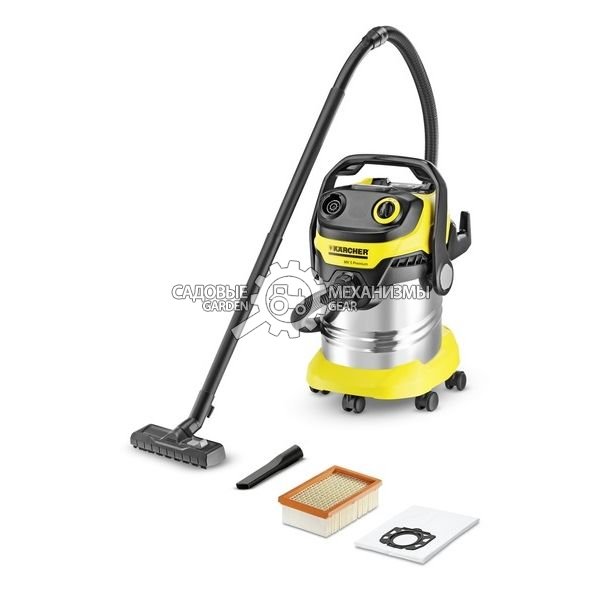 Пылесос сухой и влажной уборки Karcher WD 5 Premium (ITA, 1100 Вт, 25 л, 8,2 кг)