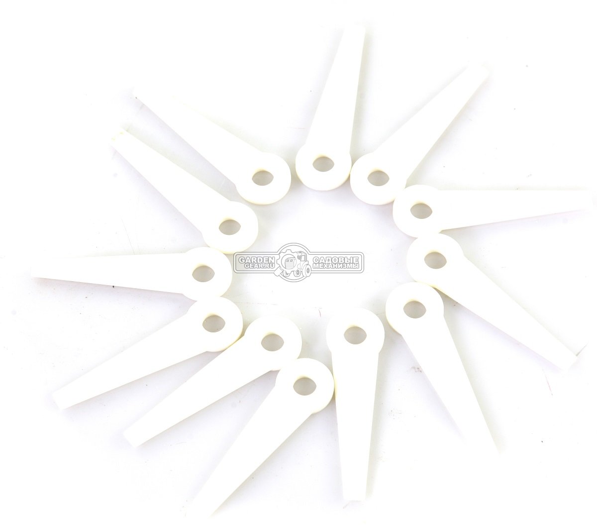 Набор пластиковых ножей Stihl PolyCut для 5-3 / 6-3 / 7-3 / 10-3 / 20-3 / 40-3 / 41-3 (12 шт.) белые