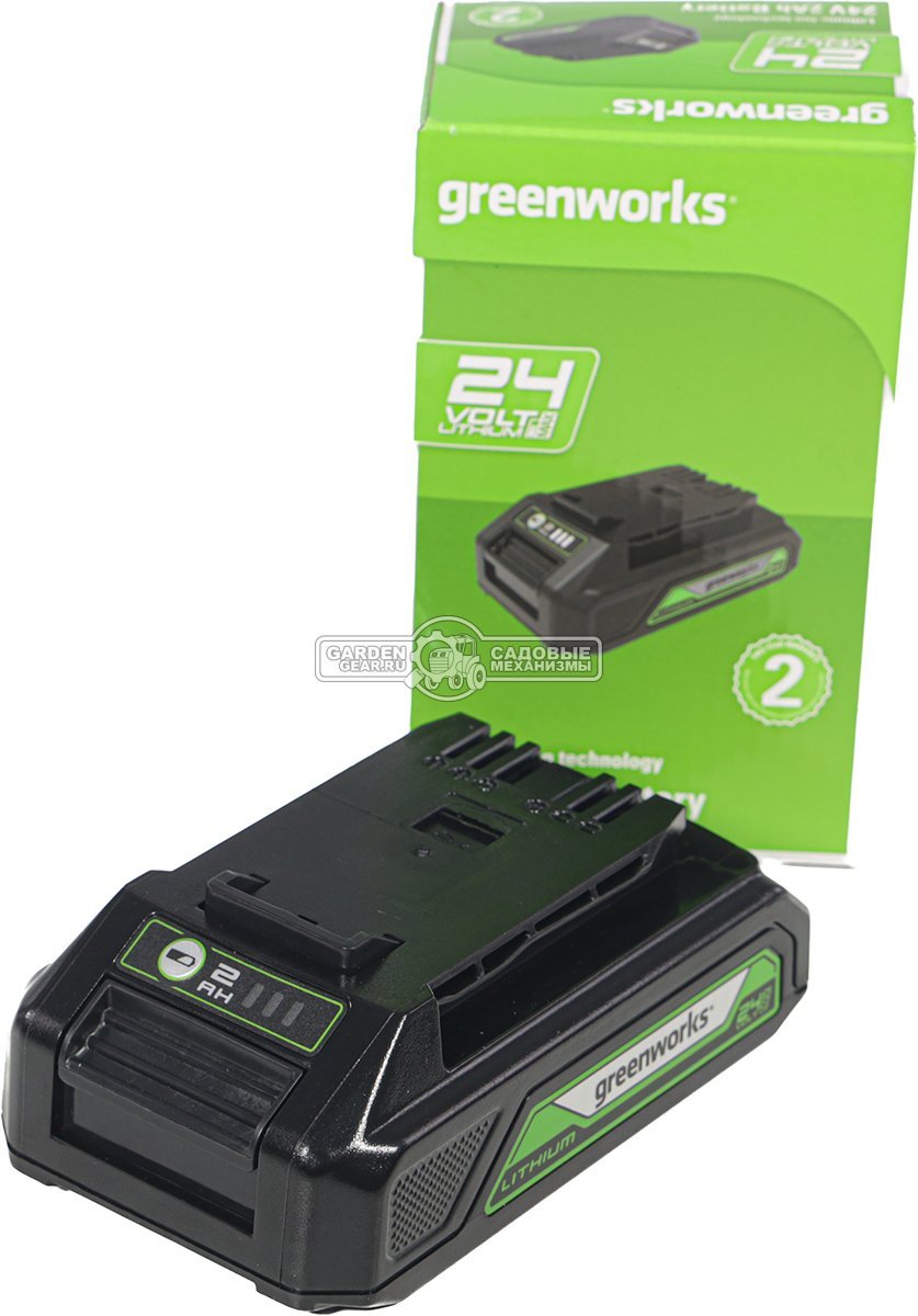 Аккумулятор GreenWorks G24USB2 с USB разъемом (PRC, Li-ion, 24V, 2 А/ч)