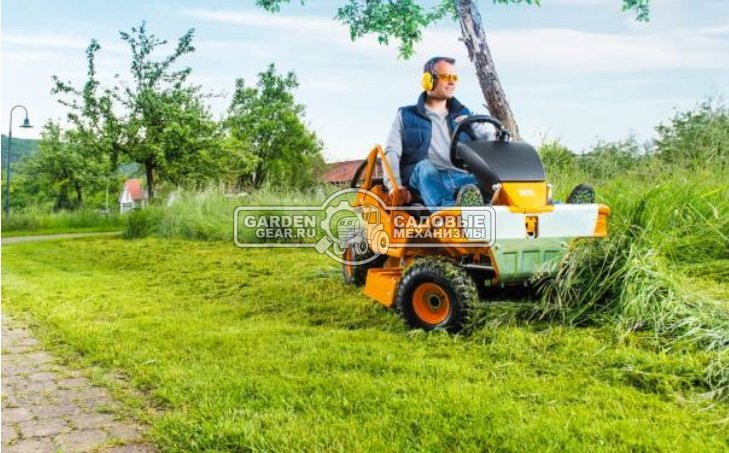 Садовый трактор для высокой травы и работы на склонах AS-Motor 920 Sherpa 2WD (GER, 90 см, B&S Pro, 724 см3, дифференциал, задний выброс, 280 кг)