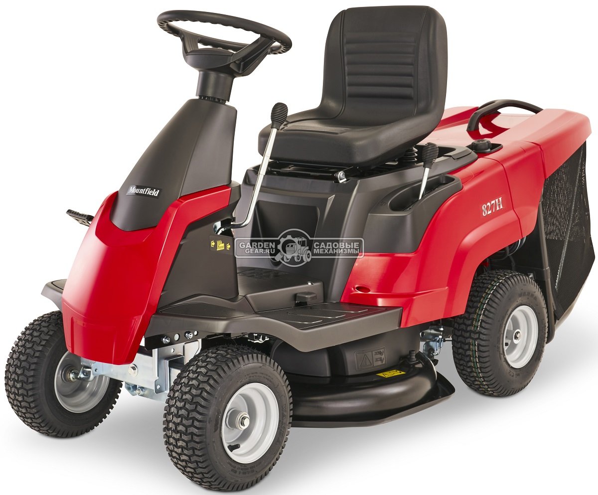 Садовый минирайдер Mountfield 827H (PRC, Stiga ST 250 ES, 224 куб.см., гидростатика, травосборник 150 л., ширина кошения 66 см., 130 кг.)