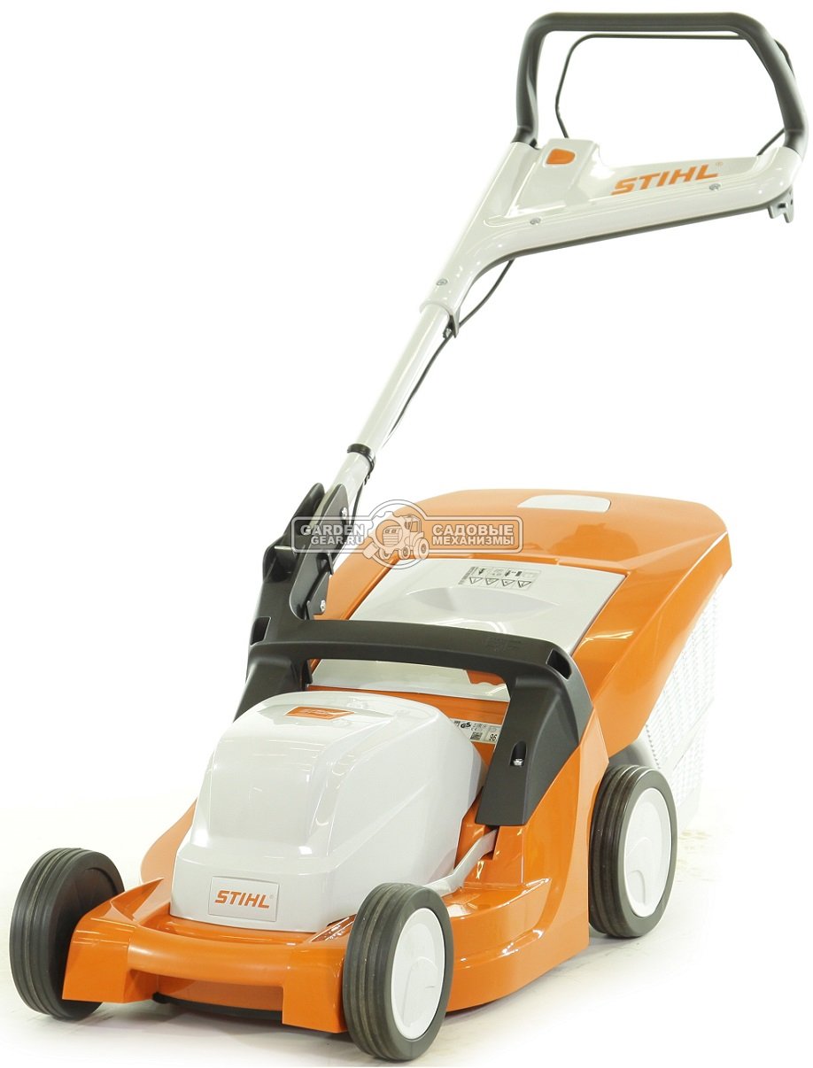 Газонокосилка электрическая Stihl RME 443.0 C (AUT, 1500 Вт., 41 см., несамоходная, травосборник 55 л., пластик, монорукоятка, 22 кг.)