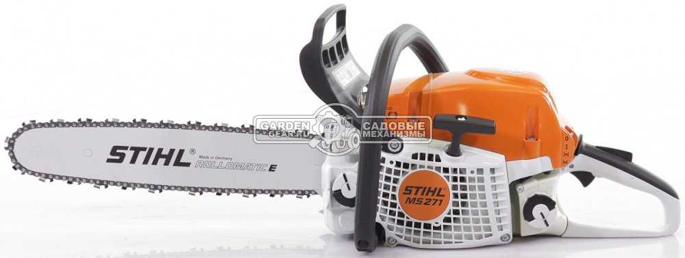 Бензопила Stihl MS 271 16&quot; (GER, 50,2 куб.см., 2,6 кВт/3,5 л.с., 2-MIX, 0,325&quot;, 1,6 мм., 67E, 5,6 кг.)