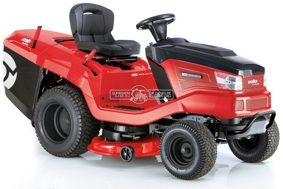Садовый трактор Solo by Al-ko T 23-125.6 HD V2 Premium (AUT, 125 см, B&S Intek 8240 V-Twin, 724 см3, гидростатика, травосборник 310 л, 309 кг)