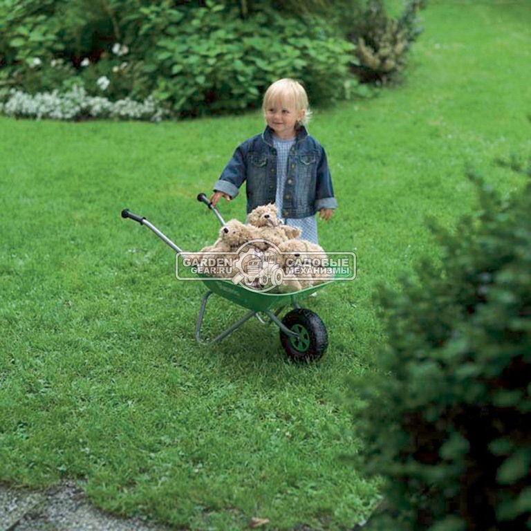 Тачка детская садовая из металла Viking Rollino для детей с 3 лет (вес - 2 кг.)