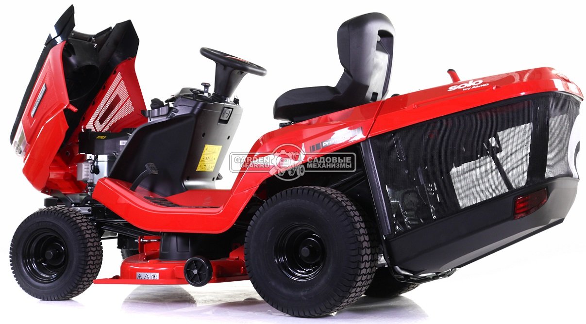 Садовый трактор Solo by Al-ko T 22-105.1 HDD-A V2 Premium (AUT, 105 см, Al-ko Pro V2, 708 см3, гидростатика, дифференциал, травосборник 310 л, 258 кг)