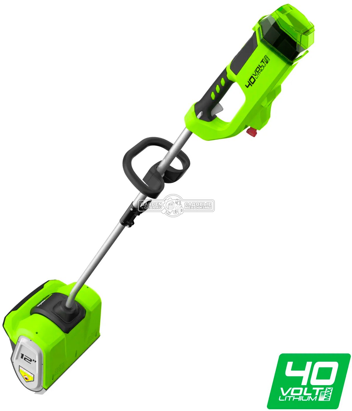 Снегоуборщик аккумуляторный / лопата GreenWorks GD40SS30K2 с АКБ 2 А/ч и ЗУ (PRC, BL 40В, ширина 30 см, 7 кг)