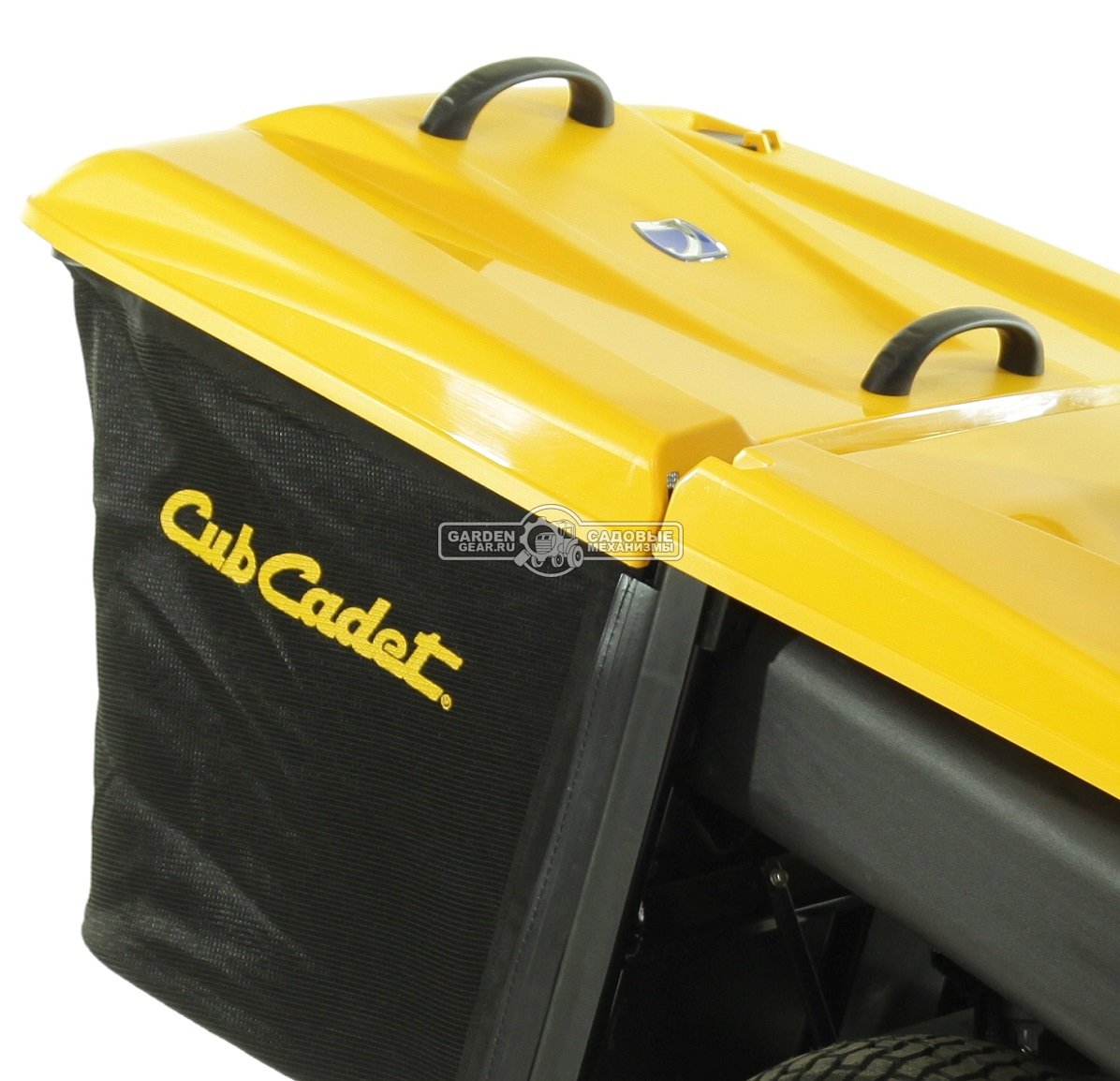 Садовый минирайдер Cub Cadet Minirider LR1 NR76 (USA, Cub Cadet, 420 куб.см., механика, травосборник 200 л., ширина кошения 76 см., 145 кг.)