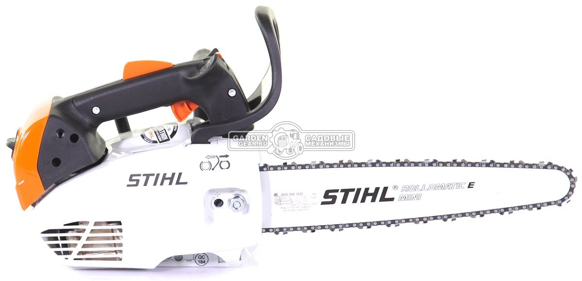 Бензопила сучкорез одноручная Stihl MS 151 TC-E 12&quot; (USA, 23,6 куб.см., 1,1 кВт/1,5 л.с, 2-MIX, Ergostart, 1/4&quot;, 1,1 мм., 64E, 2,6 кг.)