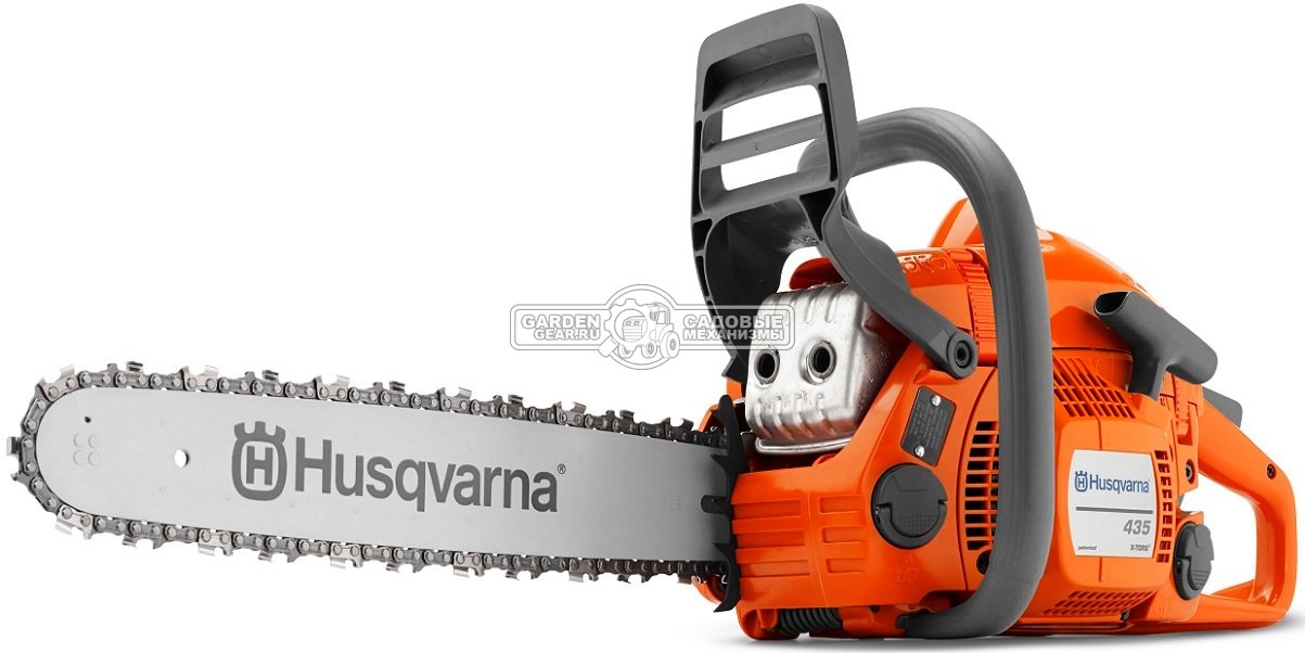 Бензопила Husqvarna 435 II 15&quot; (SWE, 40.9 куб.см., 1.6 кВт/2.2 л.с., X-Torq, 0.325-1.3-64, 4.2 кг)