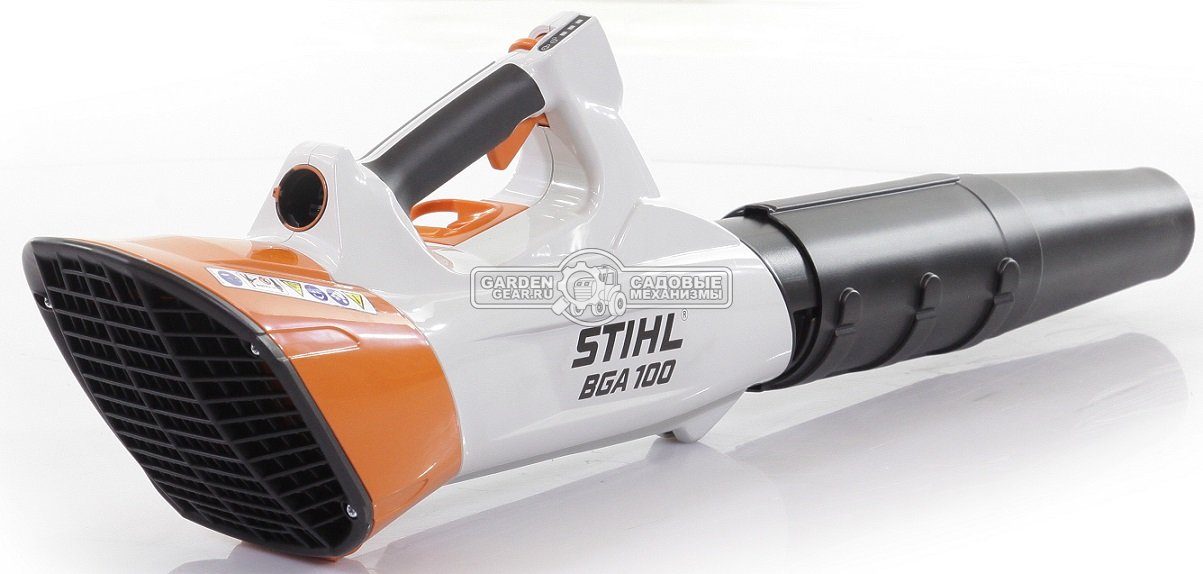 Воздуходувка аккумуляторная Stihl BGA 100 SET c АКБ AR 3000 и ЗУ AL 500 (AUT, 36В Pro, макс. расход воздуха 840 м3/ч., скорость 81 м/с., 2,5 кг.)