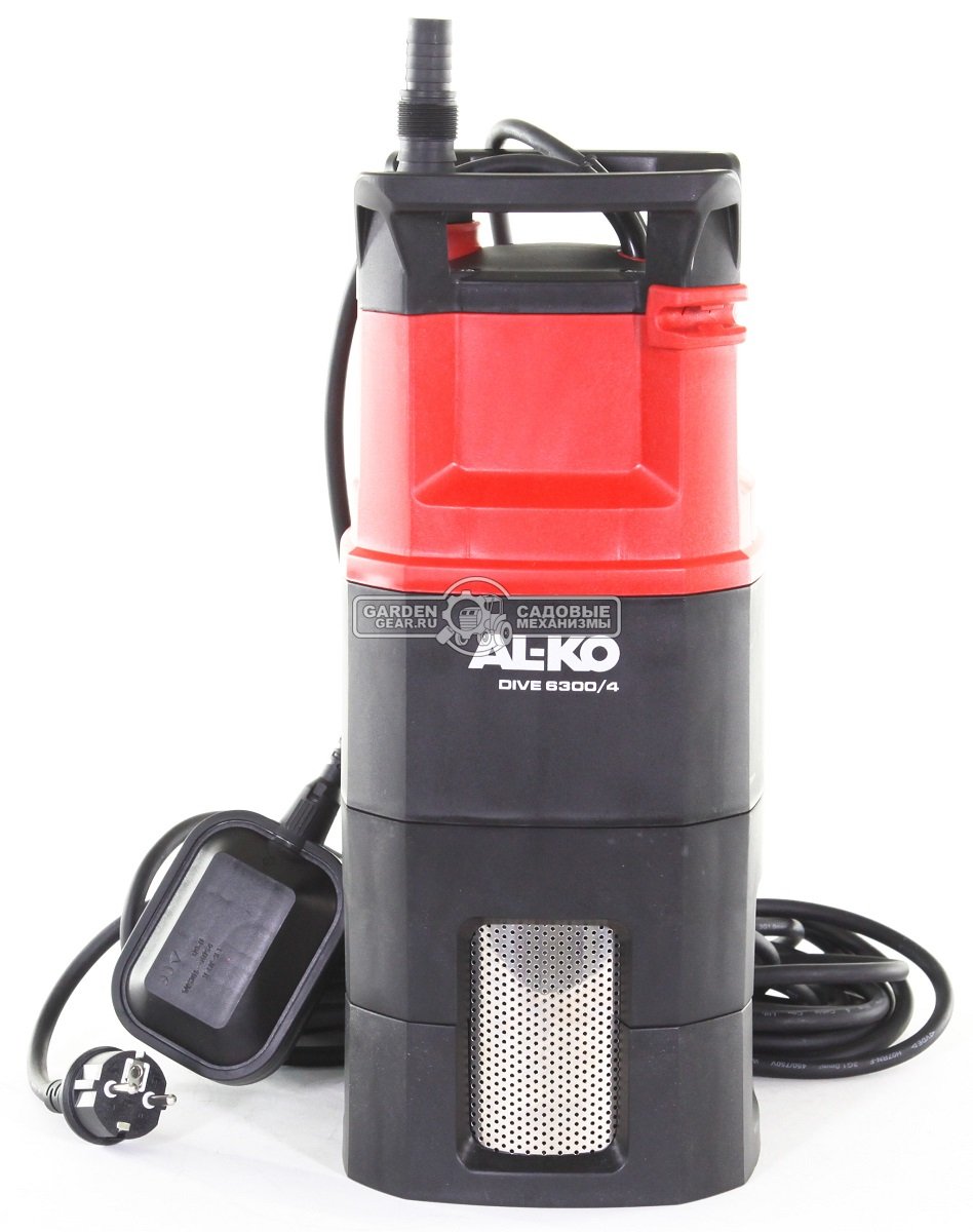 Погружной насос Al-ko DIVE 6300/4 Premium (PRC, 1000 Вт; 40 м; 6300 л/час; 9.3 кг.)