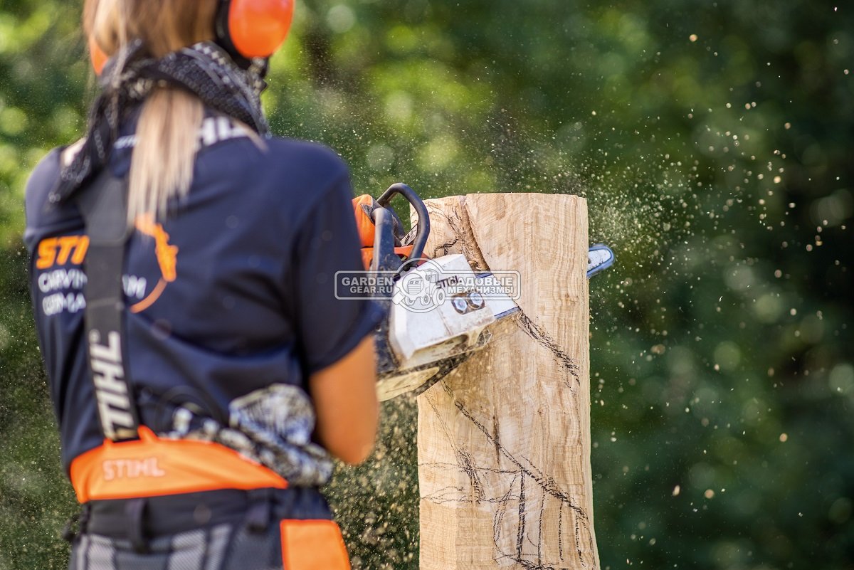 Бензопила Stihl MS 194 C-E 12&quot; Сarving (USA, 31,8 куб.см., 1,4 кВт/1,9 л.с, 2-MIX, Ergostart, 1/4&quot;, 1,3 мм., 64E, 3,6 кг.)