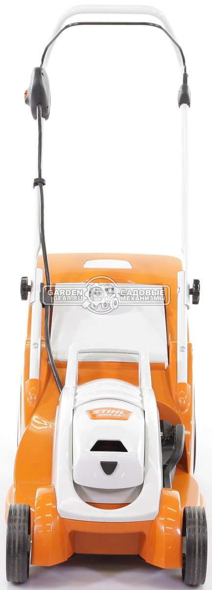 Газонокосилка аккумуляторная Stihl RMA 339.0 SET c АКБ AK 30 и ЗУ AL 101 (AUT, Compact 36В, 37 см, несамоходная, травосборник 40 л, пластик, 17,3 кг.)