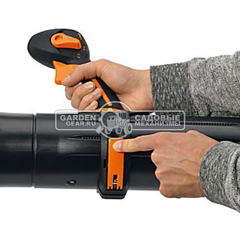 Воздуходувка бензиновая ранцевая Stihl BR 800 C-E Magnum (USA, 79,9 куб.см., 4-MIX, 3,2 кВт/4,36 л.с., макс. расх. 2025 м3/ч., ск. 97 м/с., 11,7 кг.)