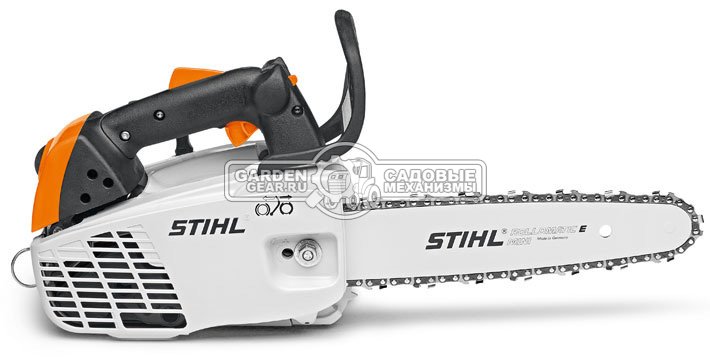 Бензопила сучкорез одноручная Stihl MS 193 T 12&quot; (USA, 30,1 куб.см., 1,3 кВт/1,8 л.с, 2-MIX, 3/8&quot;, 1,1 мм., 44E, 3,3 кг.)