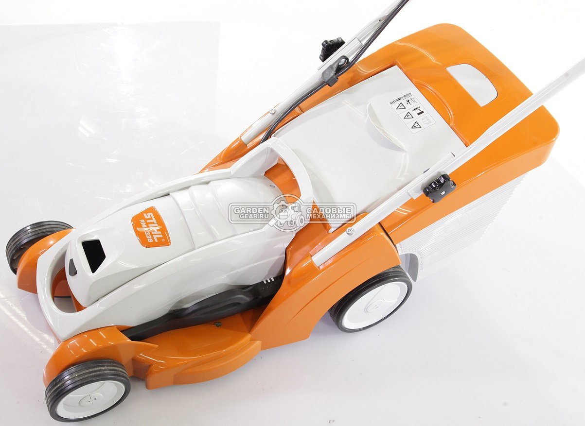 Газонокосилка аккумуляторная Stihl RMA 339.0 без АКБ и ЗУ (AUT, Compact 36В, 37 см., несамоходная, травосборник 40 л., пластик, 14 кг.)