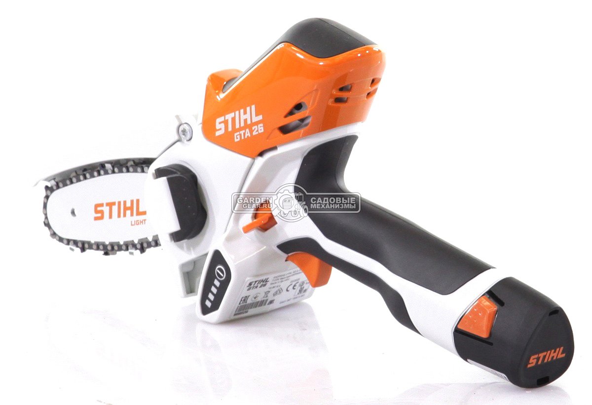 Аккумуляторный сучкорез Stihl GTA 26 без АКБ и ЗУ (GER, 4&quot;, PM3 1/4&quot;, 1,1 мм., 28E, сумка, 1,2 кг.)