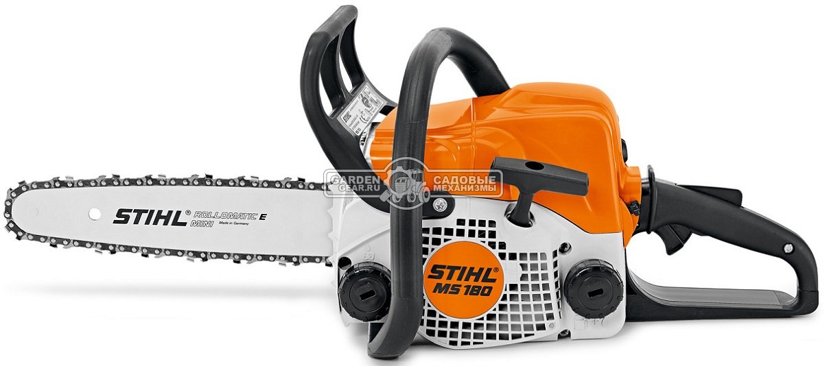 Бензопила Stihl MS 180 14&quot; 2-Mix (PRC, 31,8 куб.см., 1,5 кВт/2,0 л.с., 3/8&quot;, 1,3 мм., 50E, 3,9 кг.)