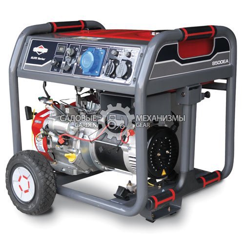 Бензиновый генератор Briggs & Stratton 7500EA Elite (PRC, Briggs & Stratton, 420 см3., 220В, 6 кВт., 27 л., эл. старт, 114 кг.)