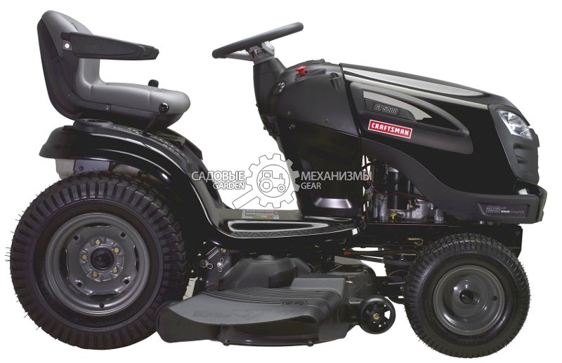 Садовый трактор - газонокосилка Craftsman 25024 (USA, Kohler, 725 куб. см, механ. транс, боковой выброс, 137 см, 268 кг)