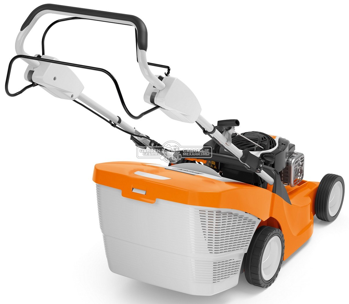 Газонокосилка бензиновая Stihl RM 443.0 (AUT, несамоходная, 41 см., B&S 550 EX OHV, 140 куб.см., пластик, 55 л., 23 кг.)