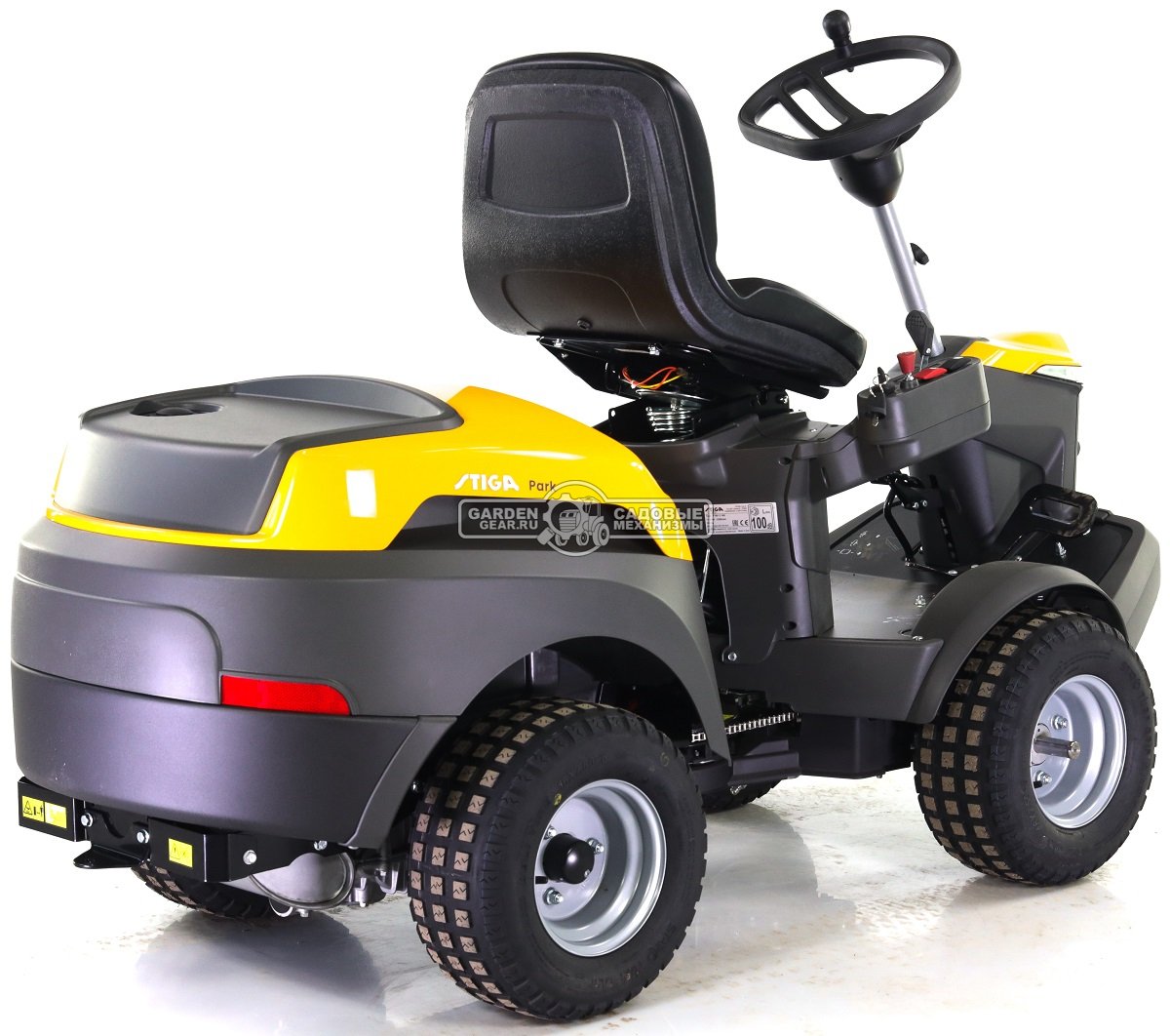 Садовый райдер Stiga Park Compact 500 WX 4WD без деки (ITA, Stiga ST550 V-Twin, 586 куб.см., гидростатика, полный привод, LED, 225 кг.)