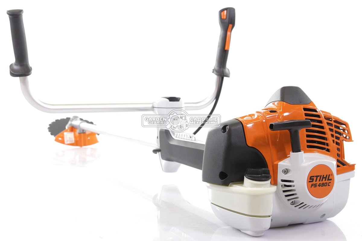 Бензиновый кусторез Stihl FS 490 C-EM K (GER, 51,6 куб.см., 2,4 кВт/3,3 л.с., 2-MIX, ErgoStart, M-Tronic, длина 168 см, 24 зуба KSB MZ 225-24, 9,2 кг)