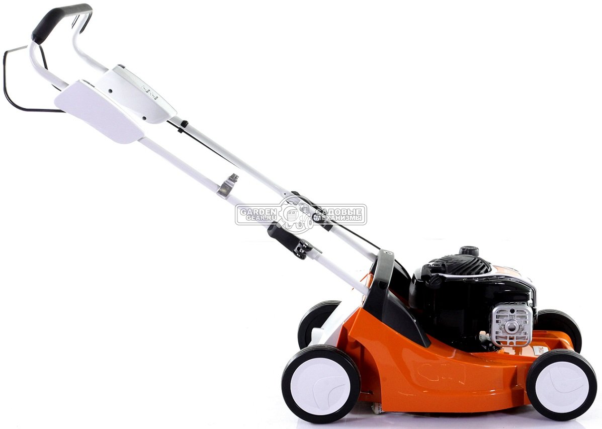 Газонокосилка бензиновая Stihl RM 443.0 (AUT, несамоходная, 41 см., B&S 550 EX OHV, 140 куб.см., пластик, 55 л., 23 кг.)