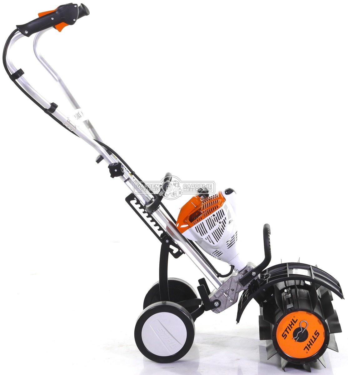 Подметальная машина Stihl MM 56 несамоходная (USA, 60 см, 0,85 кВт/1,2 л.с., мультимотор + валик KW-MM + опорные колеса)