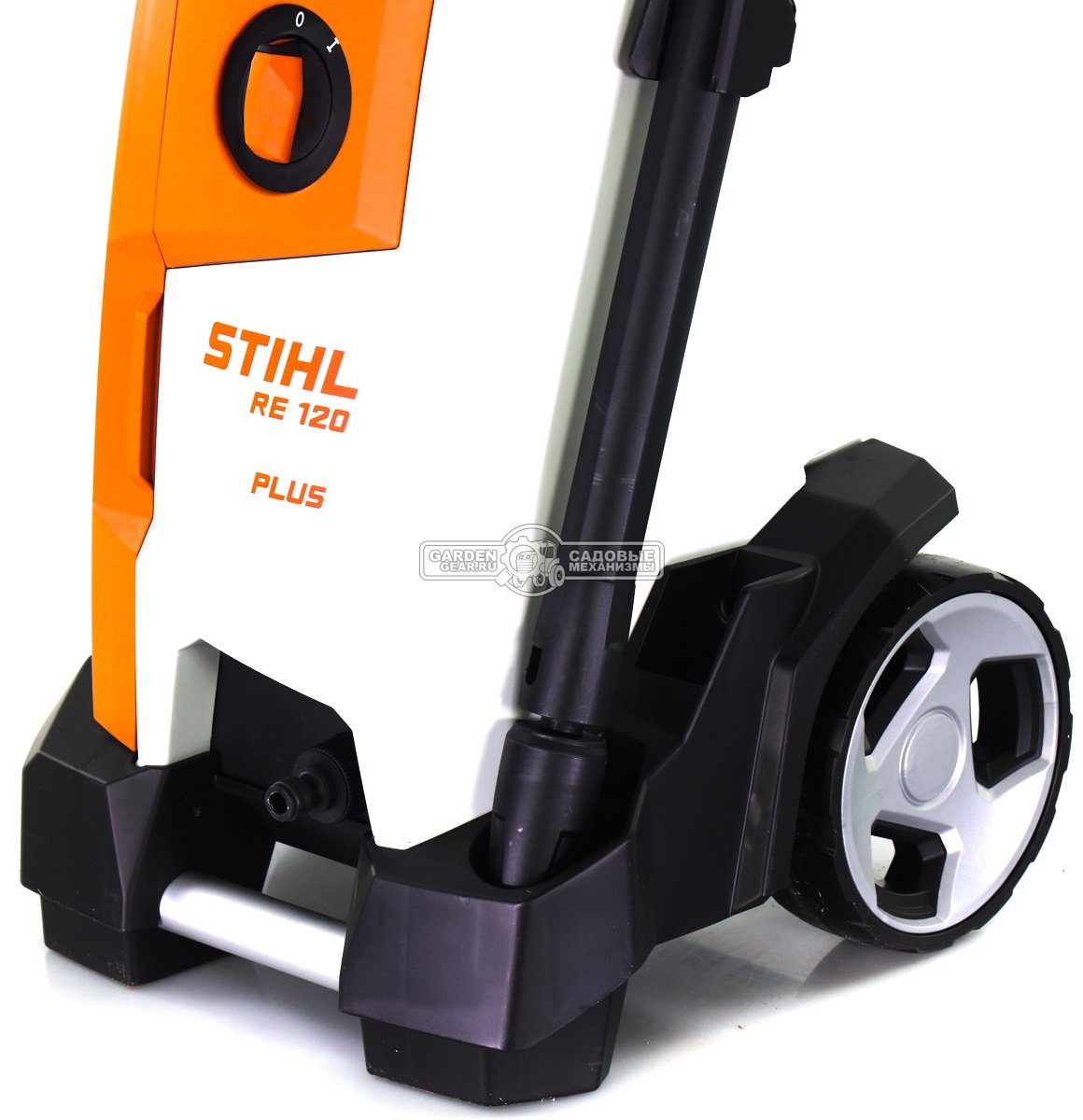 Мойка высокого давления Stihl RE 120 Plus (PRC, 10-125/160 Бар, 400/480 л/ч., шланг 9 м + барабан, 21,2 кг.)