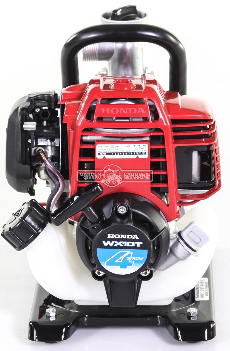 Мотопомпа бензиновая Honda WX10T E1 для чистой воды (THA, Honda, GX25, 25 куб.см., 120 л/мин, 1&quot;, 37 м, 6,1 кг.)