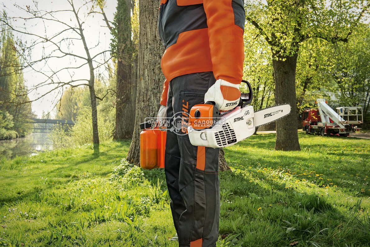 Бензопила сучкорез одноручная Stihl MS 193 T 12&quot; (USA, 30,1 куб.см., 1,3 кВт/1,8 л.с, 2-MIX, 3/8&quot;, 1,1 мм., 44E, 3,3 кг.)