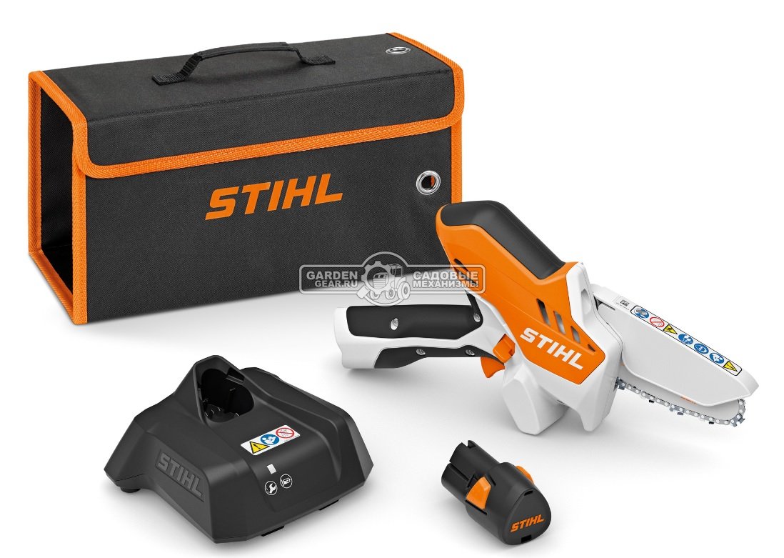 Аккумуляторный сучкорез Stihl GTA 26 без АКБ и ЗУ (GER, 4&quot;, PM3 1/4&quot;, 1,1 мм., 28E, сумка, 1,2 кг.)