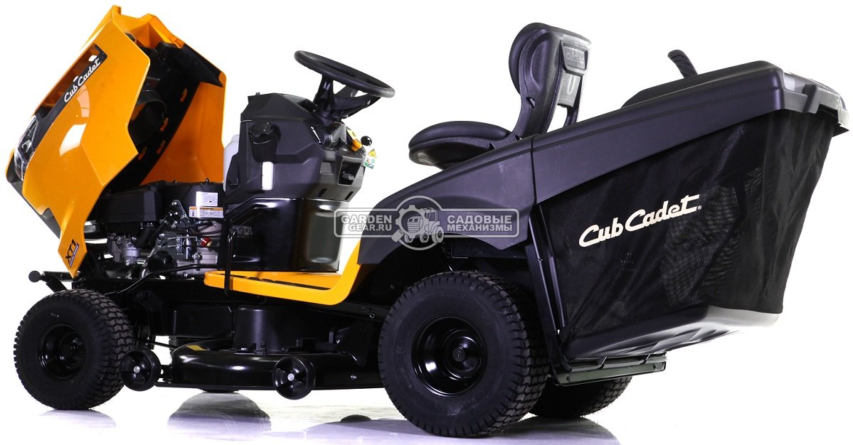 Садовый трактор Cub Cadet XT1 OR106 (USA, Cub Cadet, 547 куб.см., гидростатика, травосборник 320 л., ширина кошения 106 см., 258 кг.)