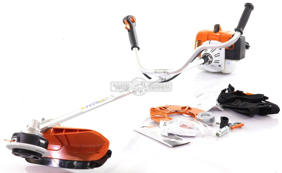 Бензокоса Stihl FS 120 (PRC, 30,8 куб.см., 1,3 кВт/1,8 л.с., нож DM 2F-230, AutoCut C 26-2 леска 2,4 мм., 6,3 кг.)