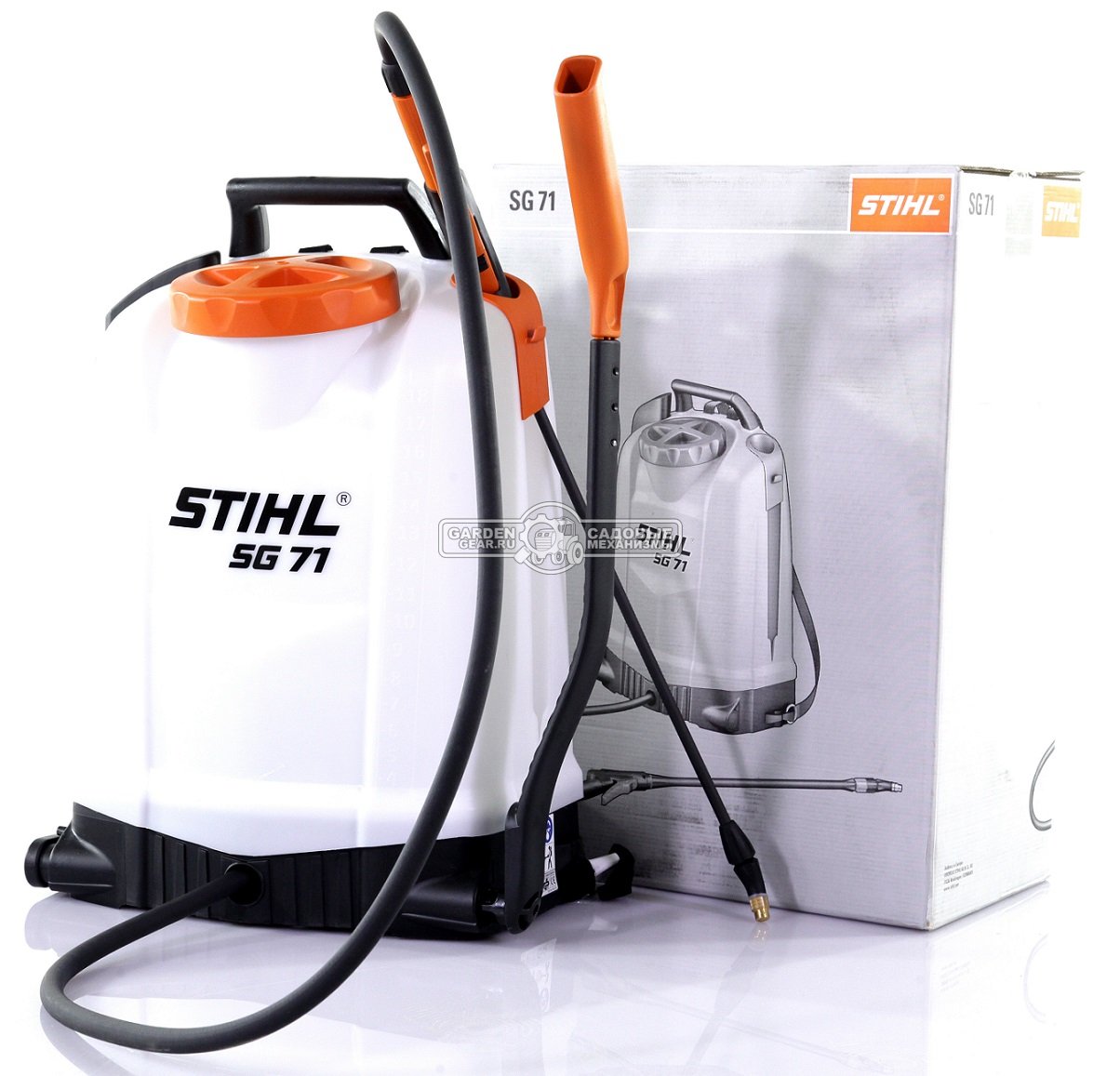 Опрыскиватель ранцевый Stihl SG 71 (GER, 6 бар, 18 л., манометр, 4,8 кг.)