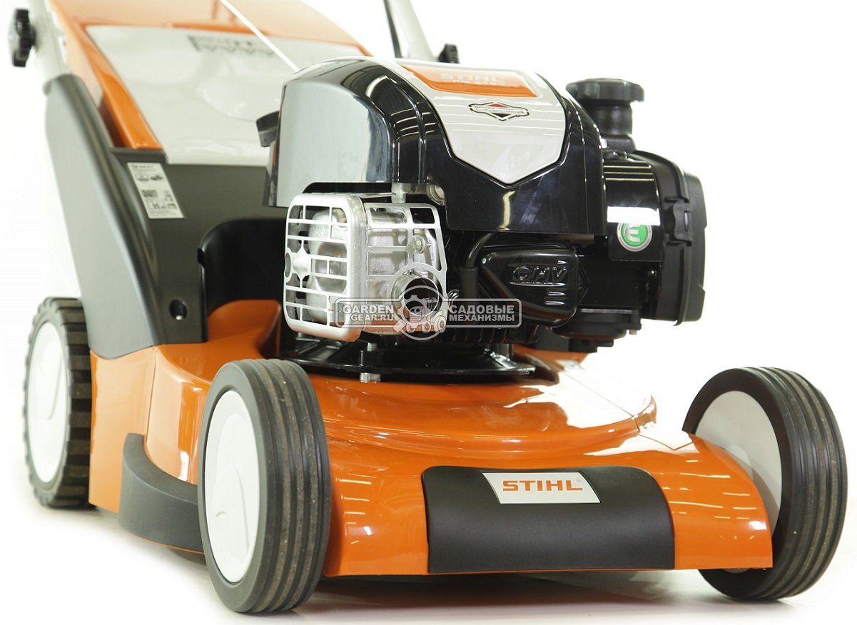 Газонокосилка бензиновая Stihl RM 545.0 T (AUT, самоходная задний привод, 43 см., B&S 650 EXi RS, 163 куб.см., пластик, 60 л., 29 кг.)