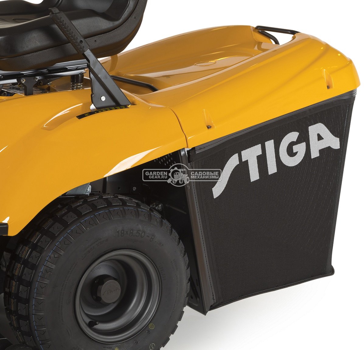 Садовый трактор Stiga Estate 6102 HW2 (ITA, Stiga ST650, 635 куб.см., гидростатика, травосборник 300 л., ширина кошения 102 см, TC 102/122, 235 кг.)