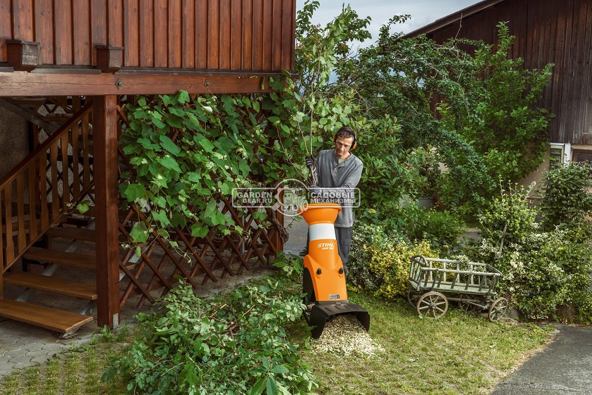 Садовый измельчитель веток электрический Stihl GHE 150.0 (AUT, 2500 Вт., ветки до 35 мм., 26 кг.)