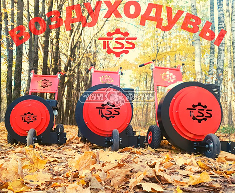 Воздуходувка колесная TOSS Storm Honda GX270