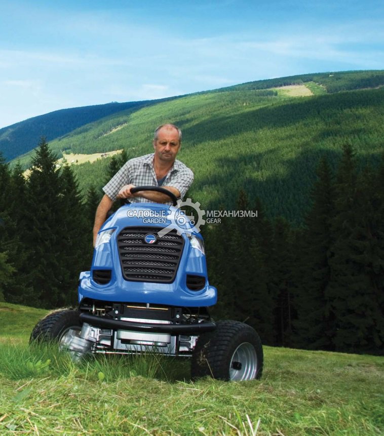 Садовый трактор MasterYard CR1838 (CZE, B&S, 500 куб.см., гидростатика, травосборник 300 л., ширина кошения 92 см., 219 кг.)
